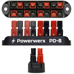 8 Position Power Distribution Block for 15/30/45A Powerpole Connectors PD-8