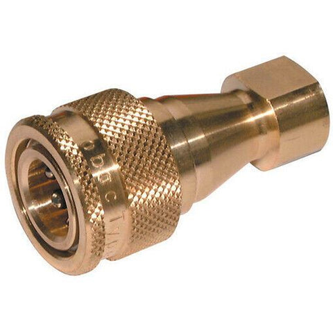 RECTUS SERIES 71-76 COUPLINGS - 1/4" BSP BRASS COUPLING C/W VITON 2-00451